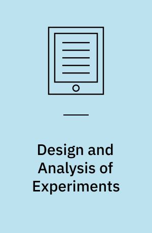 Design and Analysis of Experiments