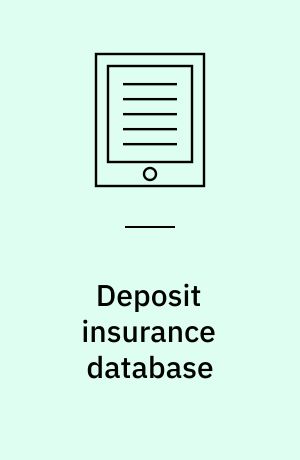 Deposit insurance database