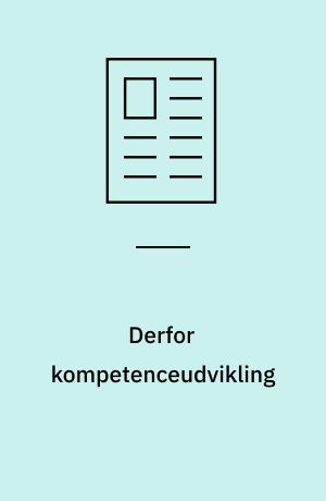 Derfor kompetenceudvikling