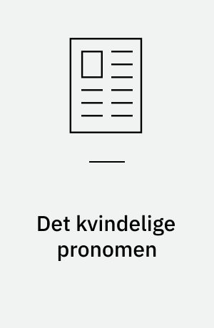 Det kvindelige pronomen