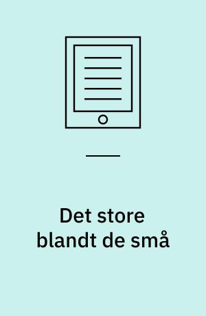 Det store blandt de små : om små børns venskaber