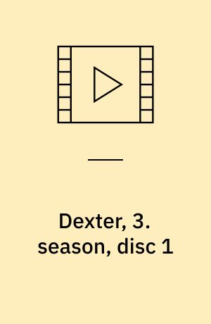 Dexter, 3. season, disc 1