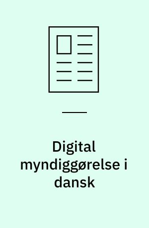 Digital myndiggørelse i dansk