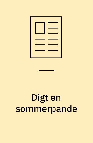 Digt en sommerpande