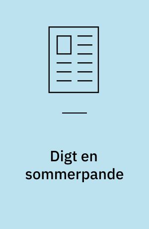 Digt en sommerpande
