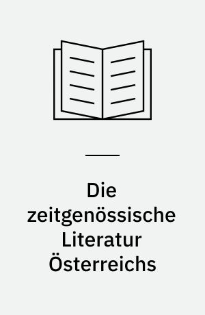 Die zeitgenössische Literatur Österreichs