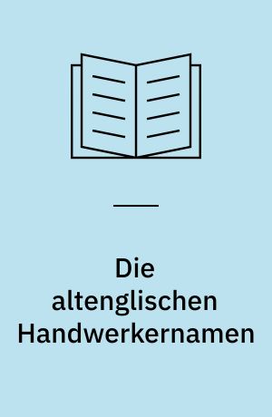 Die altenglischen Handwerkernamen