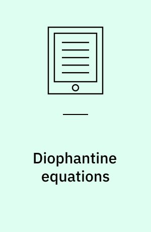 Diophantine equations