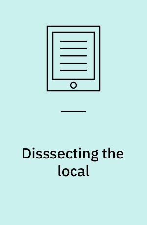 Disssecting the local : territorial scale and the social mechanisms of place : dissertation submitted 2019