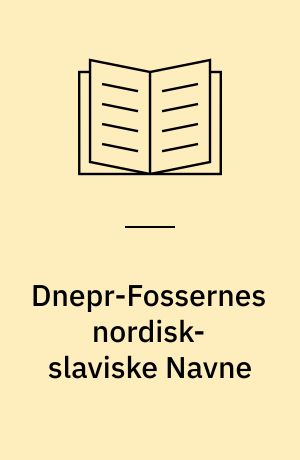 Dnepr-Fossernes nordisk-slaviske Navne