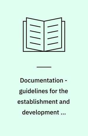 Documentation - guidelines for the establishment and development of monolingual thesauri Documentation - principes directeurs pour L'établissement et le développement de thesaurus monolingues