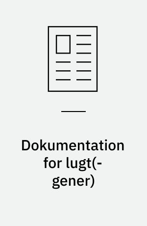 Dokumentation for lugt(-gener) : der er udviklet metodikker for lugtregistrering og en europæisk standard ved brug af den menneskelige næse er på vej : den elektroniske næse til on-line industrielt brug er for tiden under udvikling i et dansk projekt