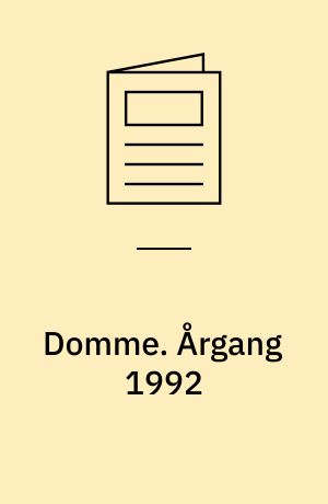 Domme. Årgang 1992