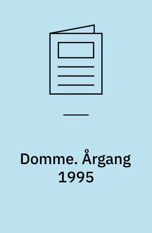 Domme. Årgang 1995