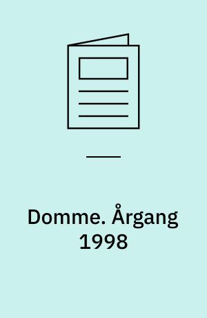 Domme. Årgang 1998