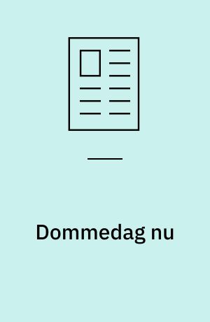 Dommedag nu : - om de ret så gode, ikke så ringe, halvdårlige og måske egenede debutanter fra 1998