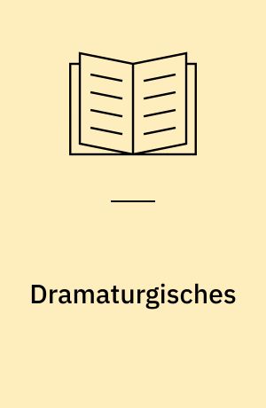 Dramaturgisches : Ein Briefwechsel mit Walter Höllerer