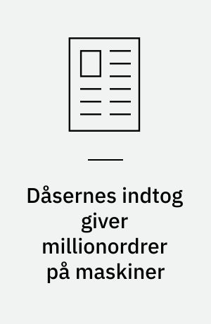 Dåsernes indtog giver millionordrer på maskiner: Retursystem parat til at modtage engangsemballage