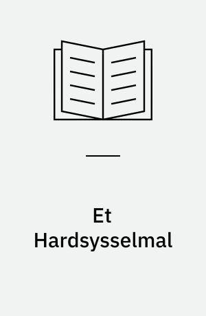 Et Hardsysselmal : Ordforrad : H. 1-4