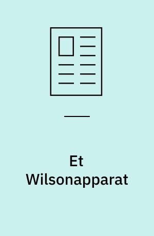 Et Wilsonapparat