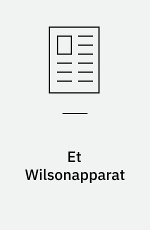 Et Wilsonapparat