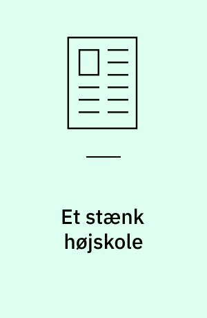 Et stænk højskole : - på erhvervsskolerne