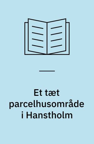 Et tæt parcelhusområde i Hanstholm