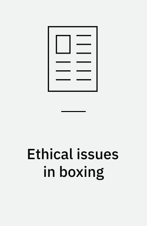 Ethical issues in boxing