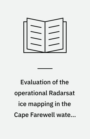 Evaluation of the operational Radarsat ice mapping in the Cape Farewell waters during summer 1999