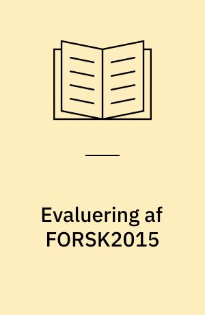 Evaluering af FORSK2015