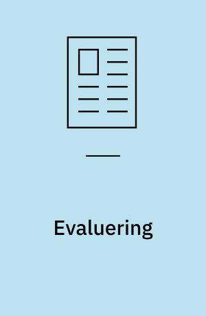 Evaluering : et tidens tegn