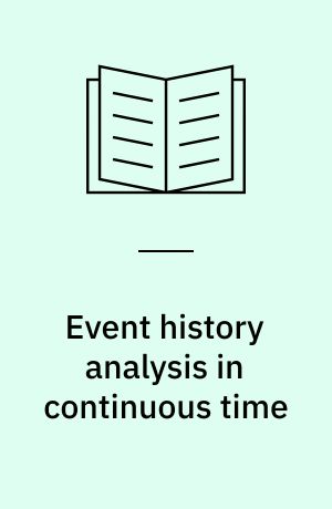Event history analysis in continuous time