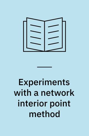 Experiments with a network interior point method