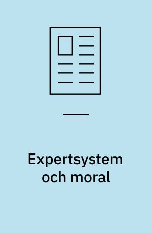Expertsystem och moral