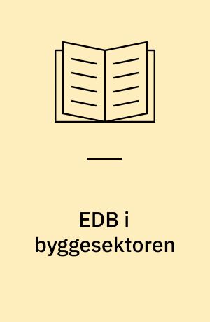 EDB i byggesektoren : SBI-samtale 23. september 1982