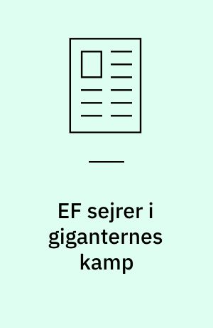 EF sejrer i giganternes kamp