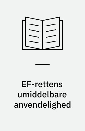 EF-rettens umiddelbare anvendelighed