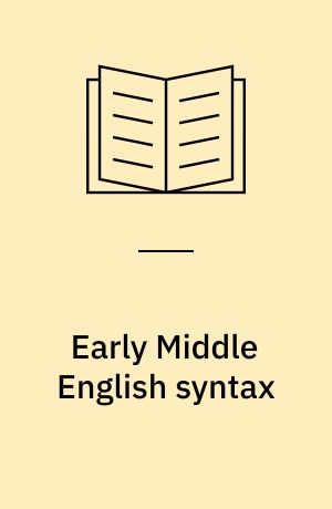 Early Middle English syntax