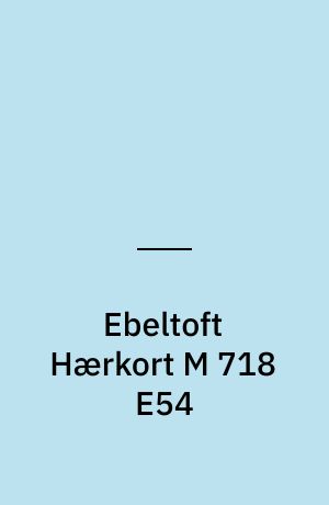 Ebeltoft Hærkort M 718 E54 : Danmark 1:50 000 (2 cm)