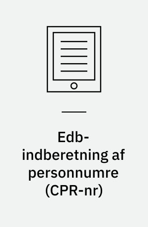 Edb-indberetning af personnumre (CPR-nr)