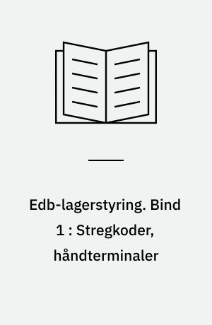 Edb-lagerstyring : Navision Attain. Bind 1 : Stregkoder, håndterminaler