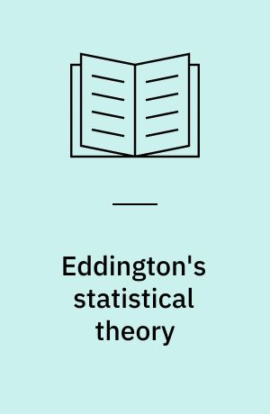 Eddington's statistical theory