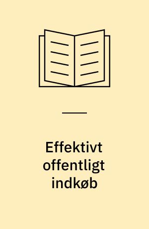 Effektivt offentligt indkøb