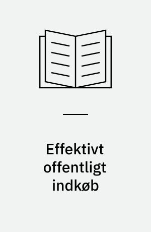 Effektivt offentligt indkøb