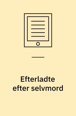 Efterladte efter selvmord