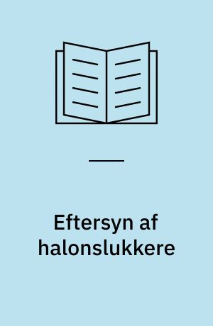 Eftersyn af halonslukkere