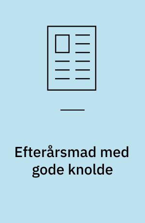 Efterårsmad med gode knolde