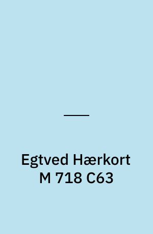 Egtved Hærkort M 718 C63 : Danmark 1:50 000 (2 cm)