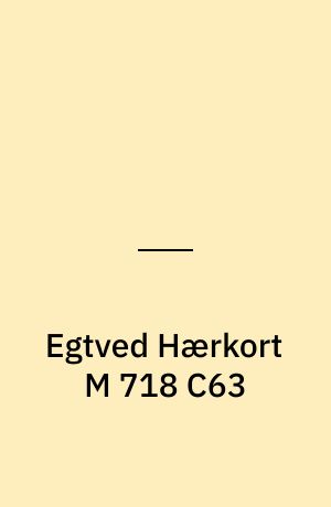Egtved Hærkort M 718 C63 : Danmark 1:50 000 (2 cm)