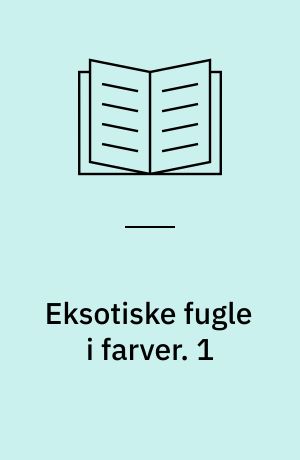 Eksotiske fugle i farver. 1
